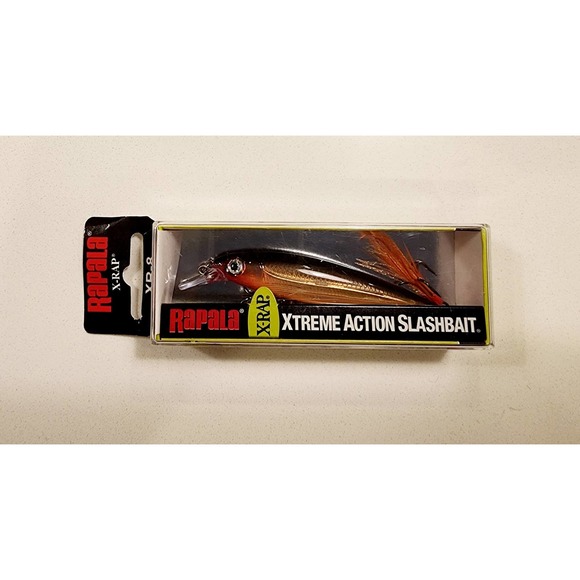 Rapala X Rap  8  3 1/8"   1/4oz  XR 8  3'-5' Swim Depth Gold - Picture 1 of 4